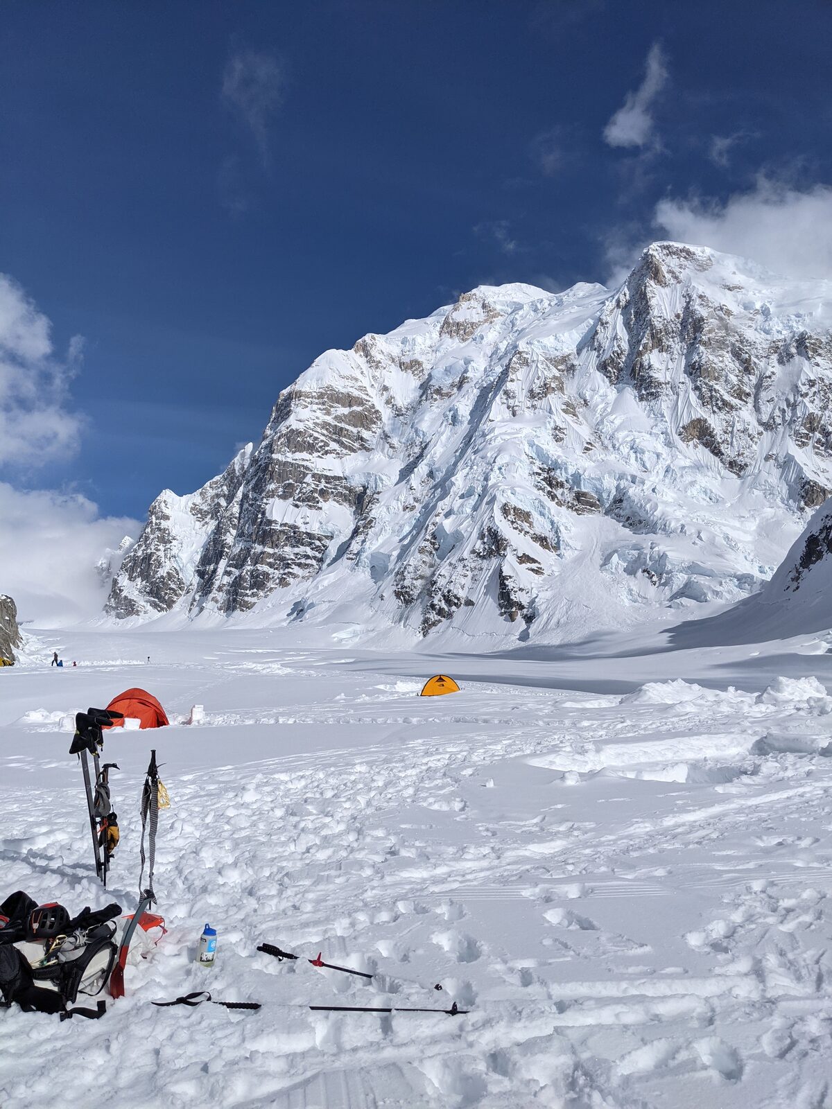 The North Buttress of Begguya seen from Kahiltna International Airstrip