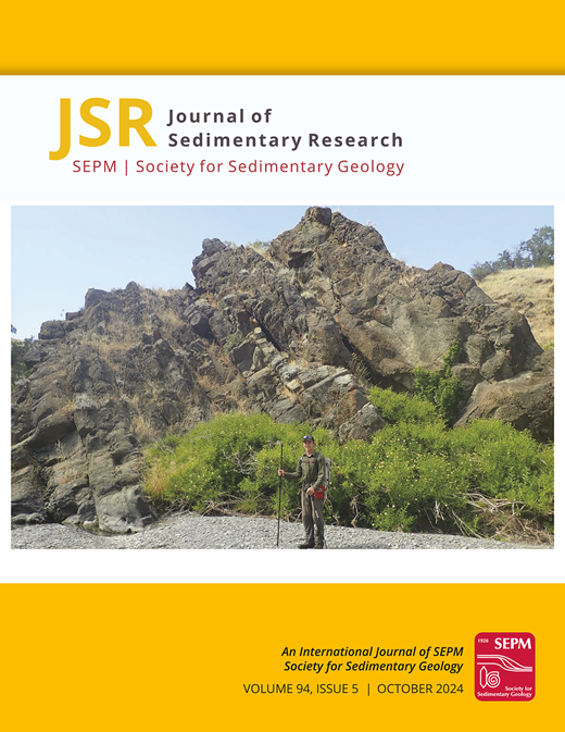 Cover of the Journal of Sedimentary Research featuring the Great Valley Group article
