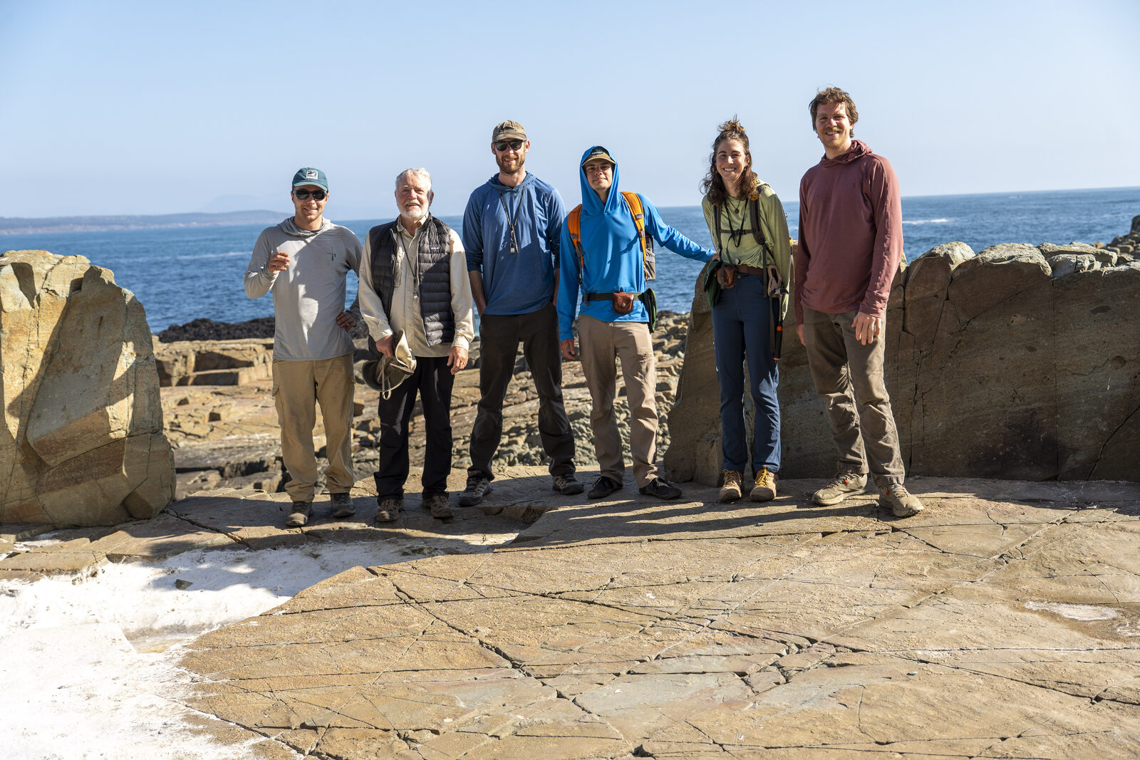 Group photo of the ISU team with Stanford collaborators Steve Graham and Steve Dobbs